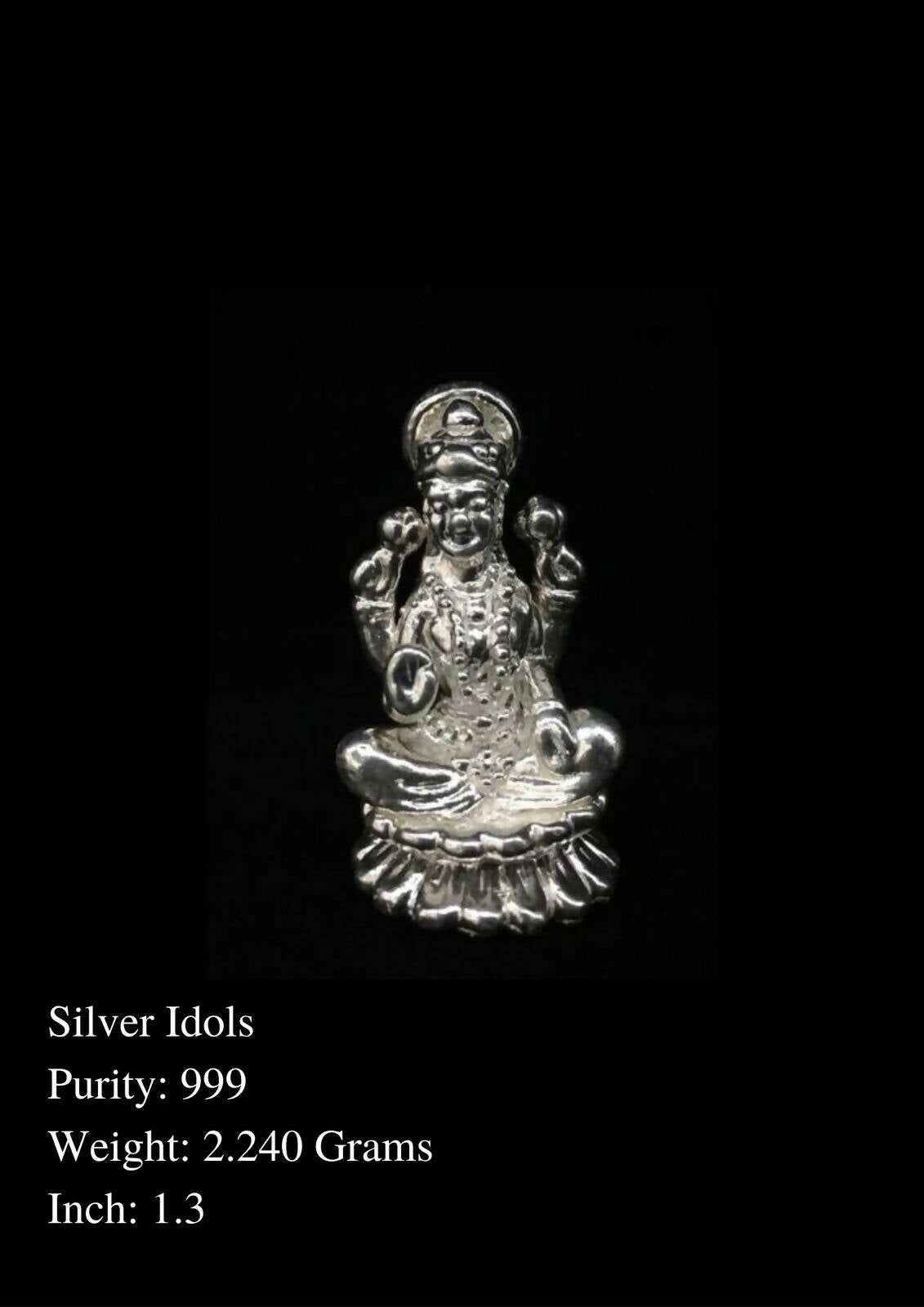 999 Silver Idols Sarafa Bazar India