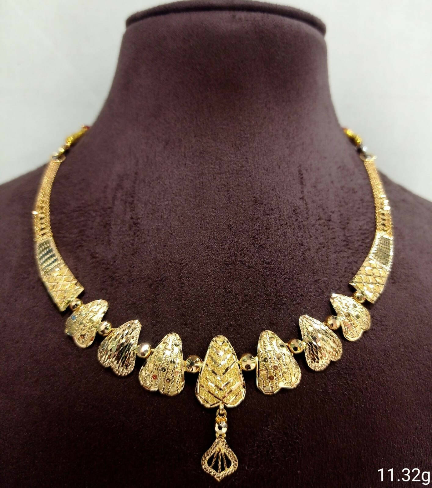 Gold Necklace Sarafa Bazar India