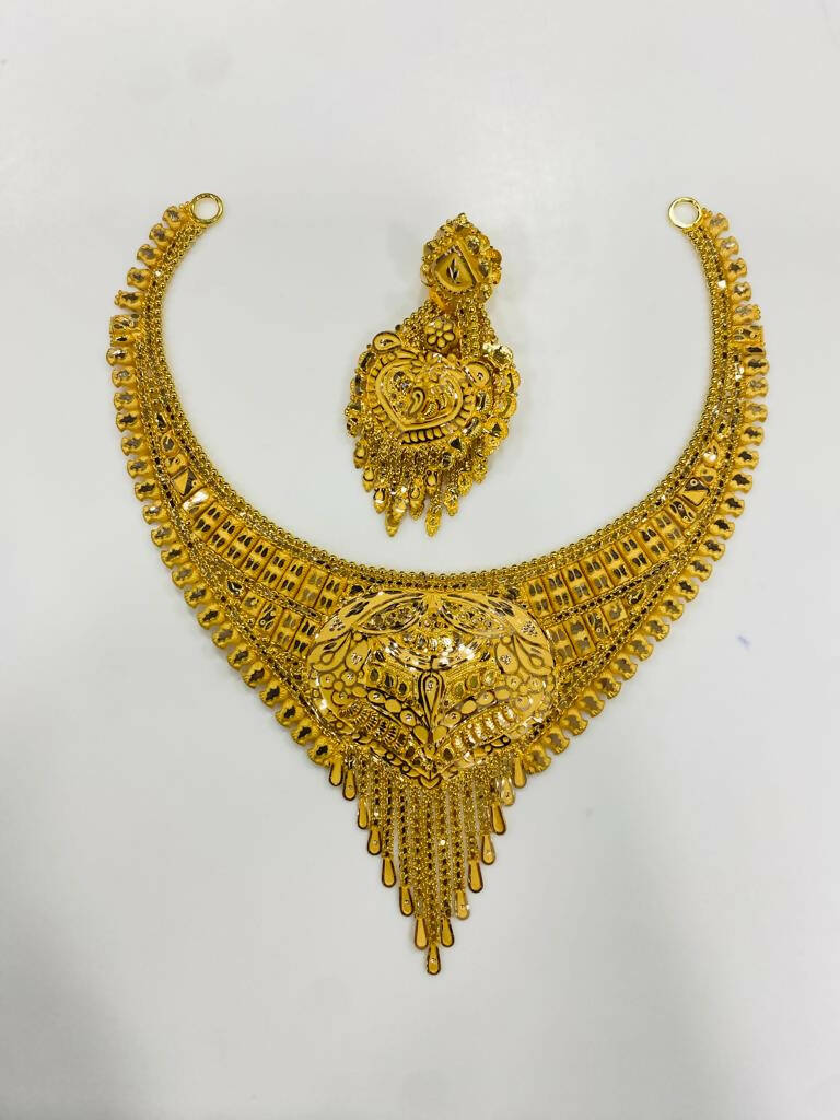 Gold Necklace Sarafa Bazar India