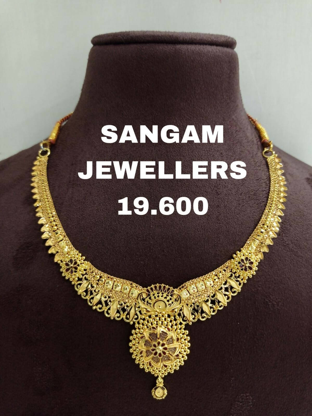 Gold Necklace Sarafa Bazar India