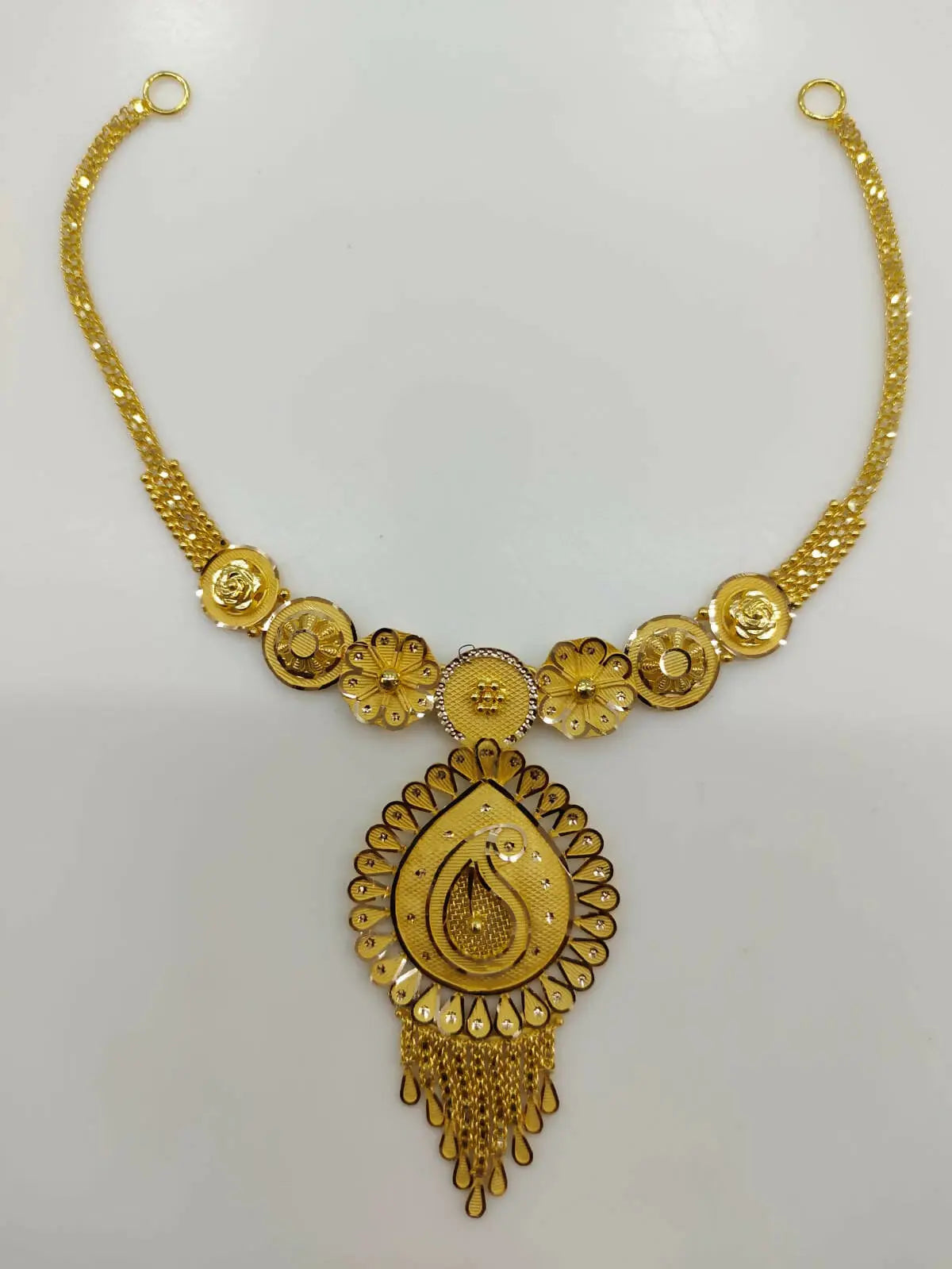 Gold Necklace Sarafa Bazar India