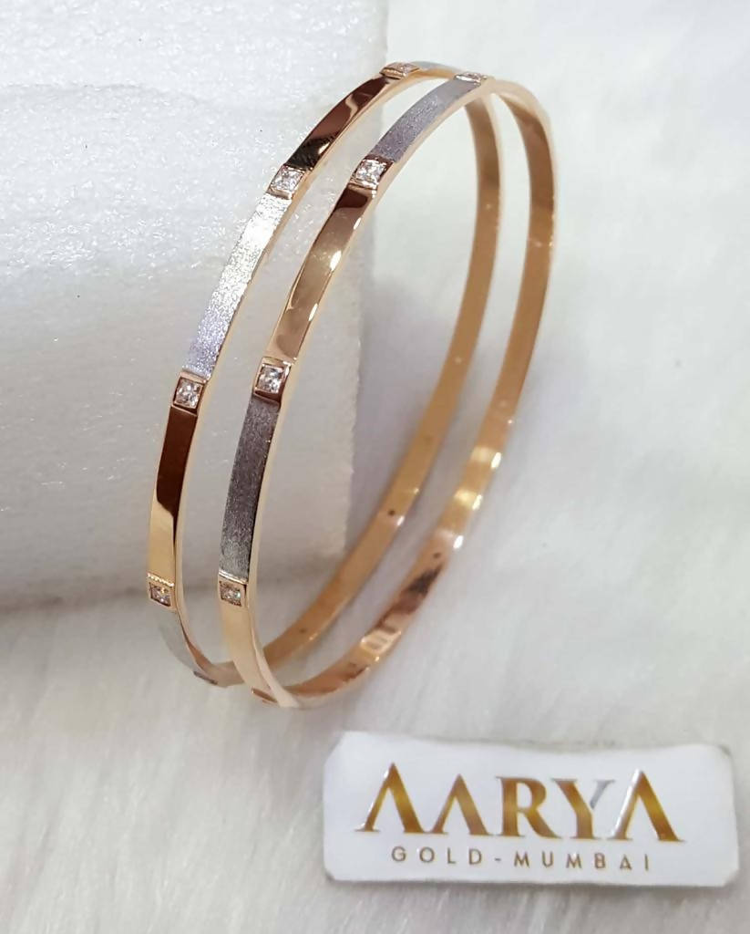 Rose Gold Bangles Sarafa Bazar India