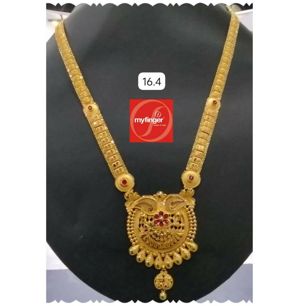 Gold Long Set Sarafa Bazar India