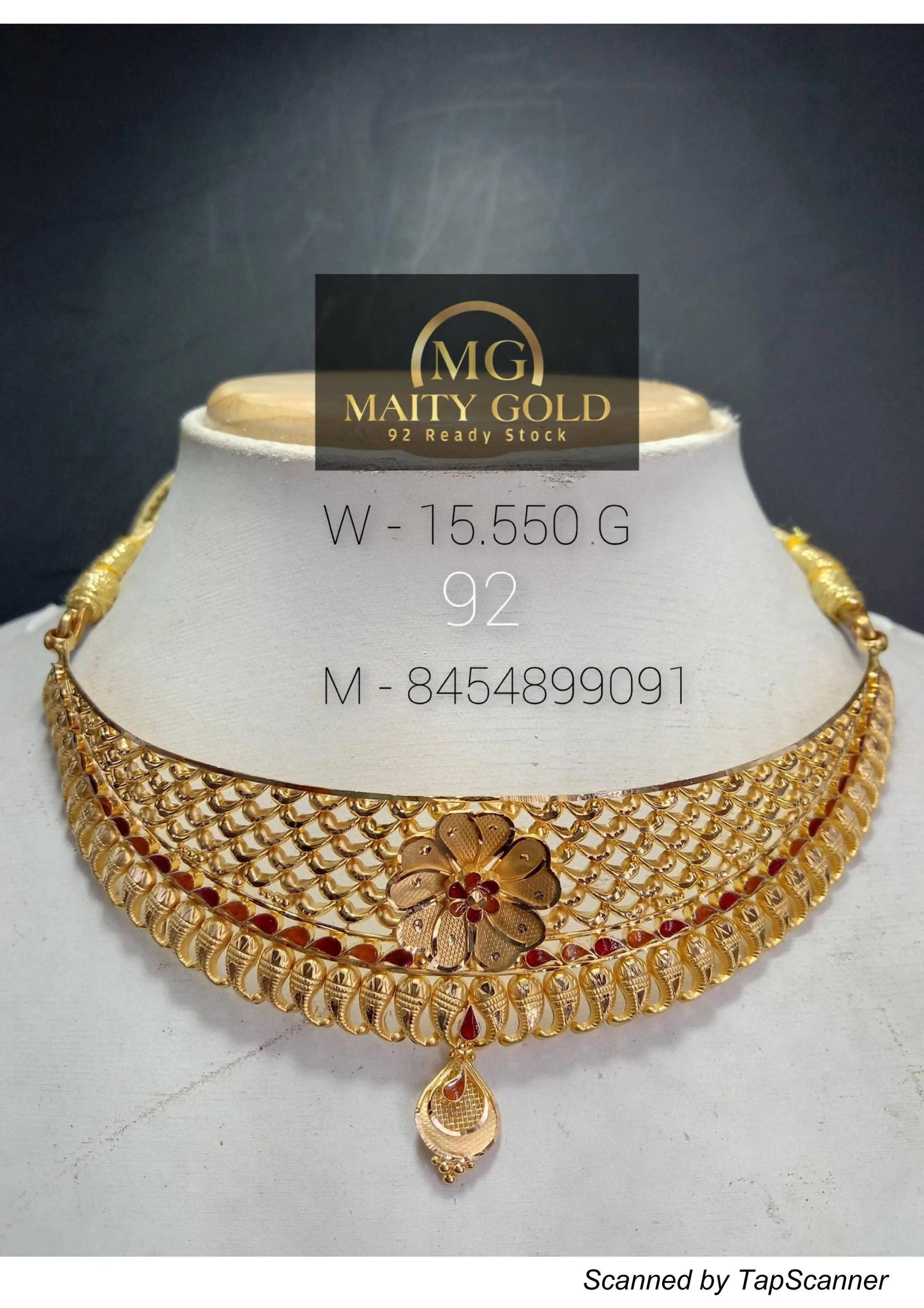 Gold Choker Sarafa Bazar India