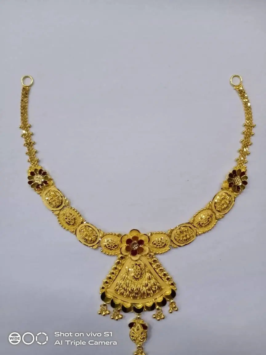 Gold Necklace Sarafa Bazar India