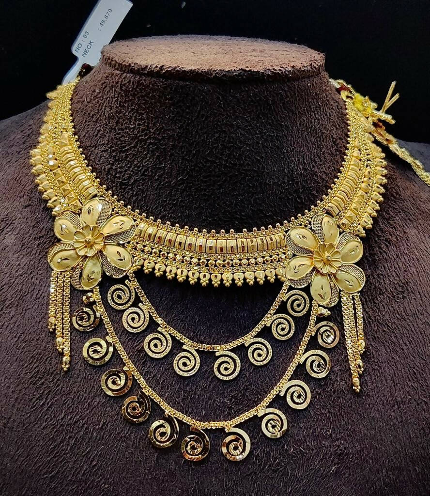 Light Weight Short Necklace Sarafa Bazar India