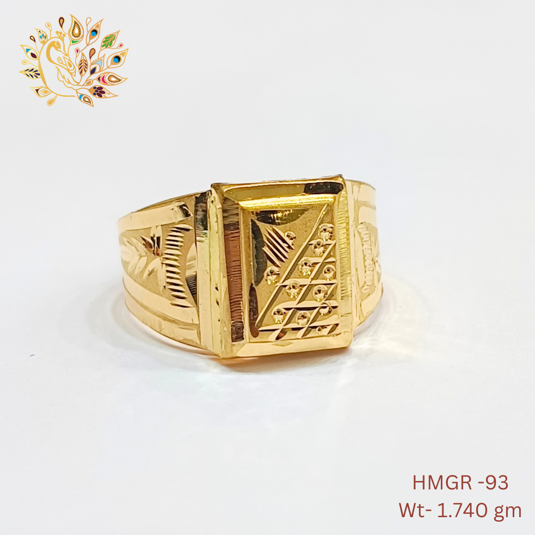 HMGR-93 - Handmade Gents Ring Sarafa Bazar India