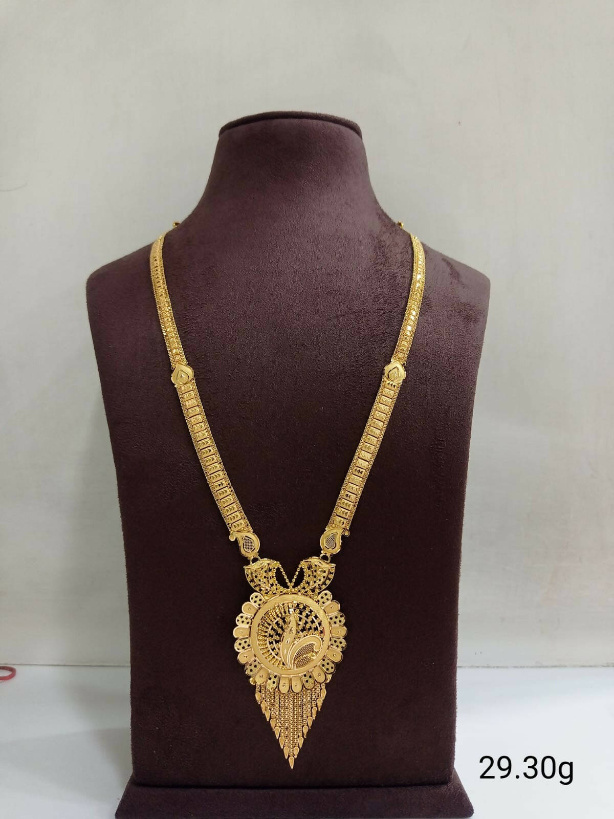 Gold Long Set Sarafa Bazar India