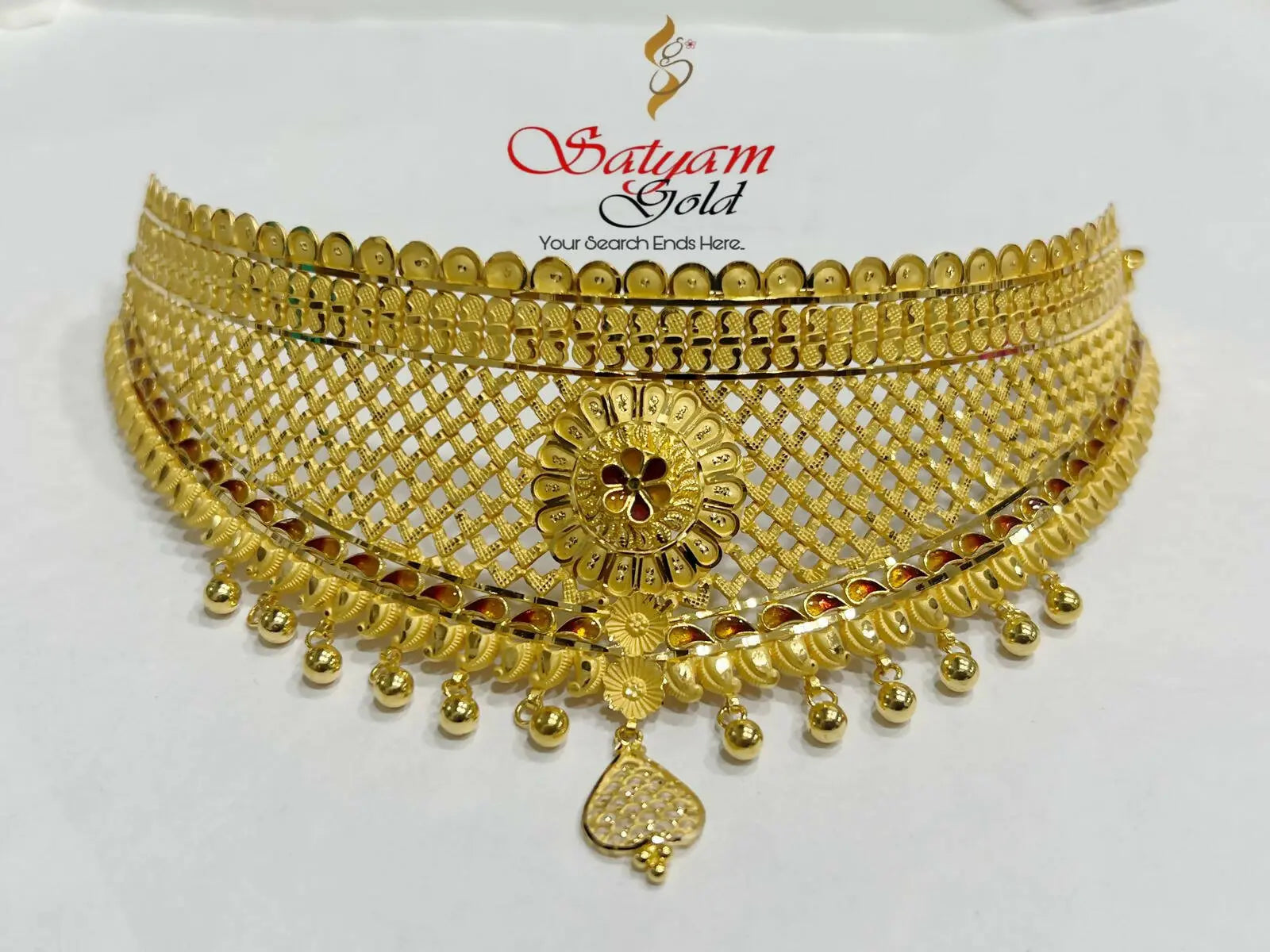 Gold Choker Sarafa Bazar India