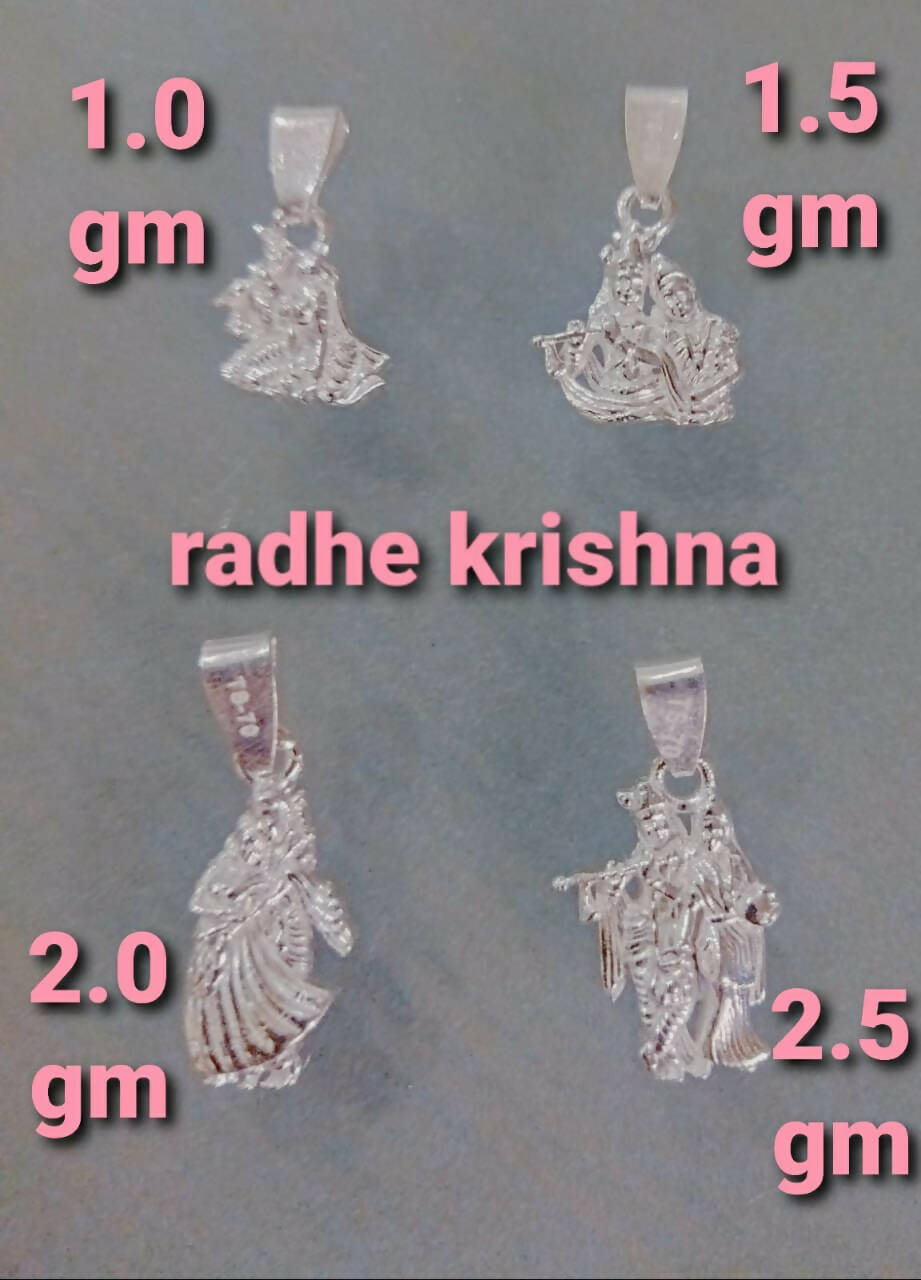 Silver God Pendants Sarafa Bazar India