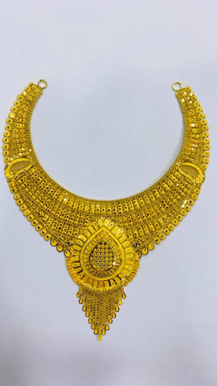 Gold Necklace Sarafa Bazar India