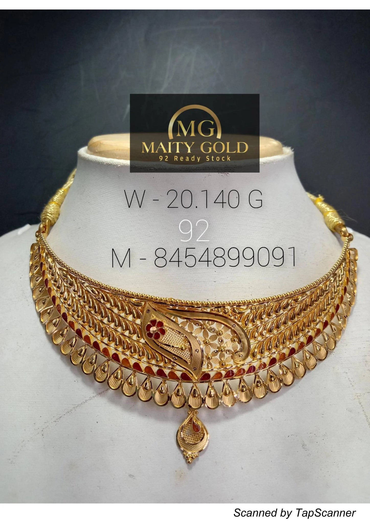 Gold Choker Sarafa Bazar India