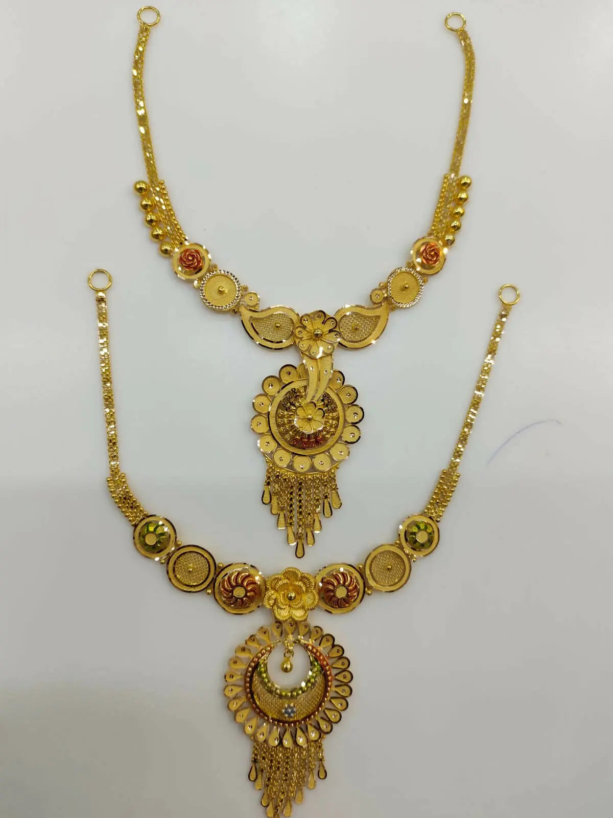 Gold Necklace Sarafa Bazar India