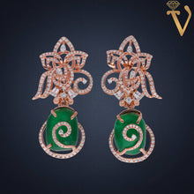 Diamond Pendant Set-SPR03721 Sarafa Bazar India