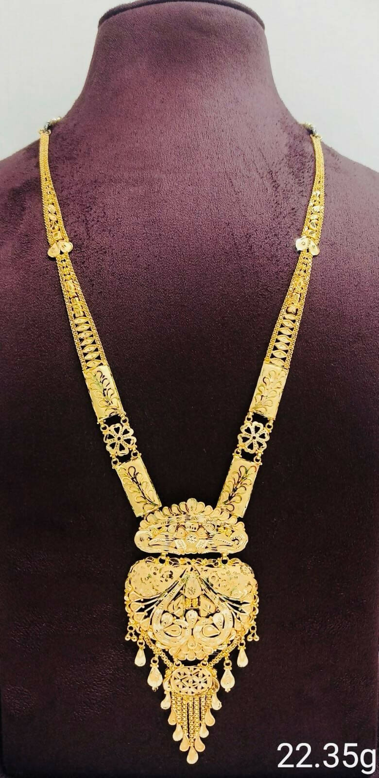 Gold Necklace Sarafa Bazar India