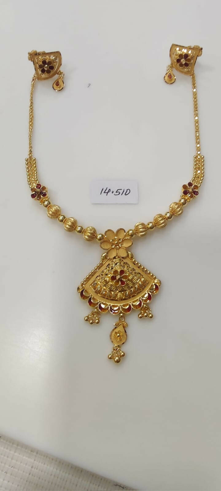 Gold Necklace Sarafa Bazar India