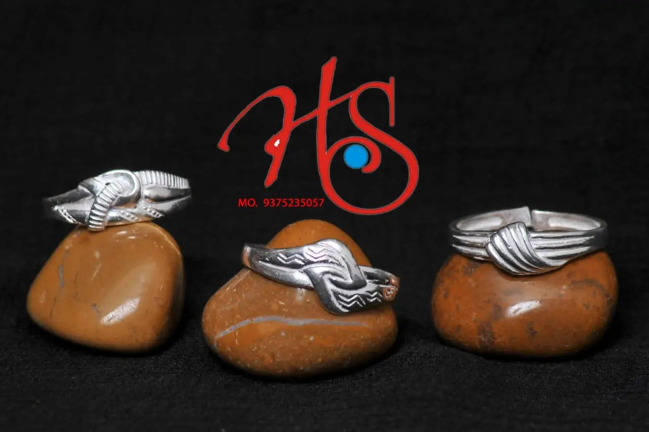 Silver Casting Ladies Rings Rajkot Sarafa Bazar India