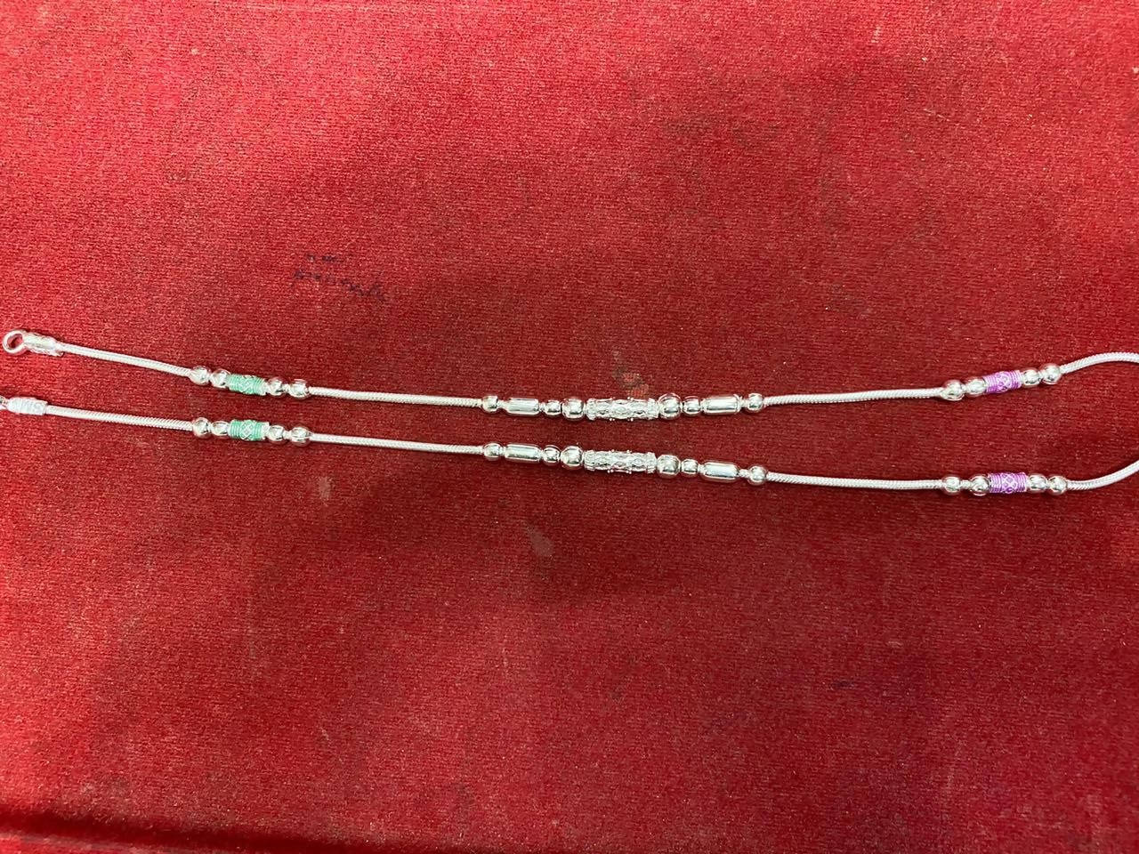 Silver Payal Sarafa Bazar India