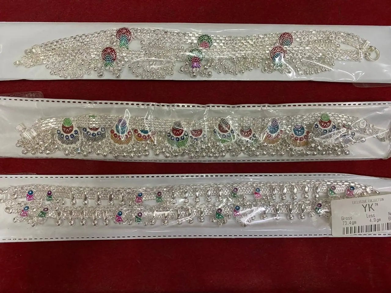 Silver Payal Sarafa Bazar India