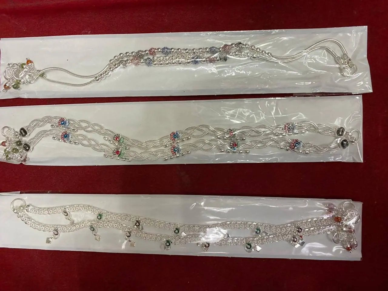 Silver Payal Sarafa Bazar India