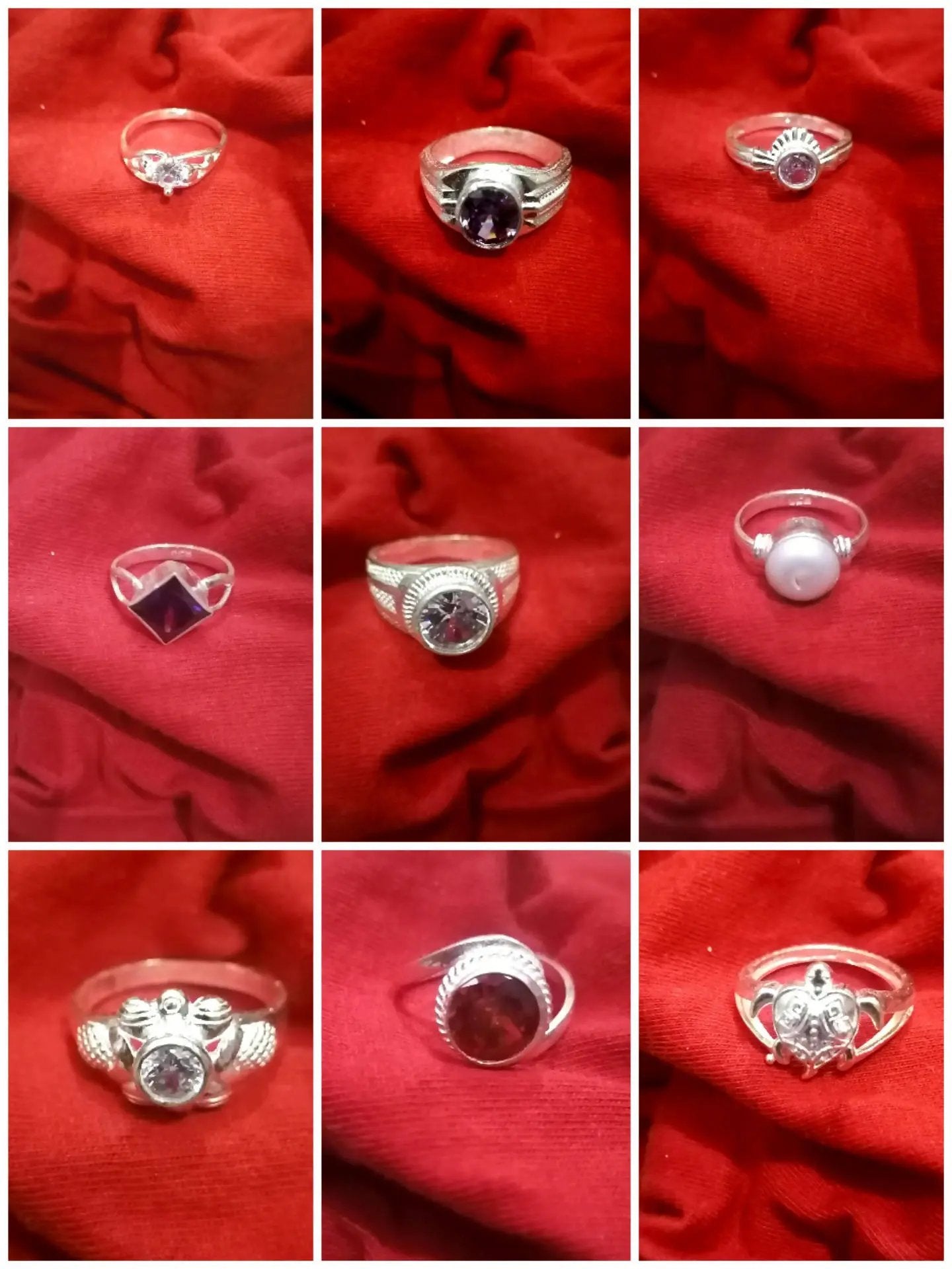 Silver casting ring Sarafa Bazar India