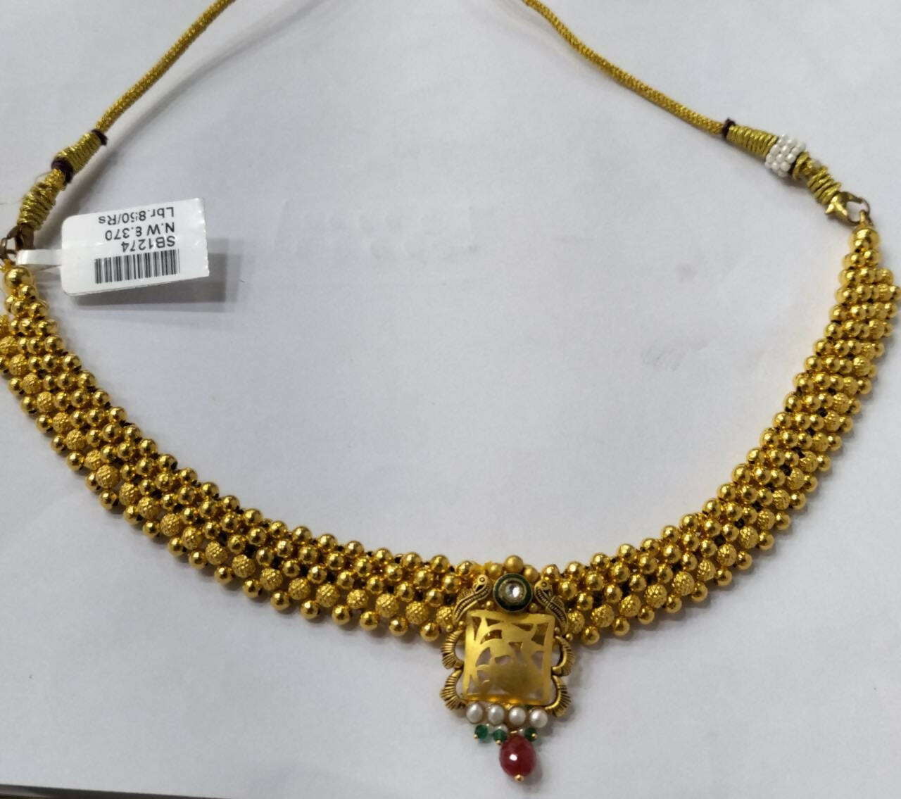 Light Weight Ghalsari Necklace Sarafa Bazar India