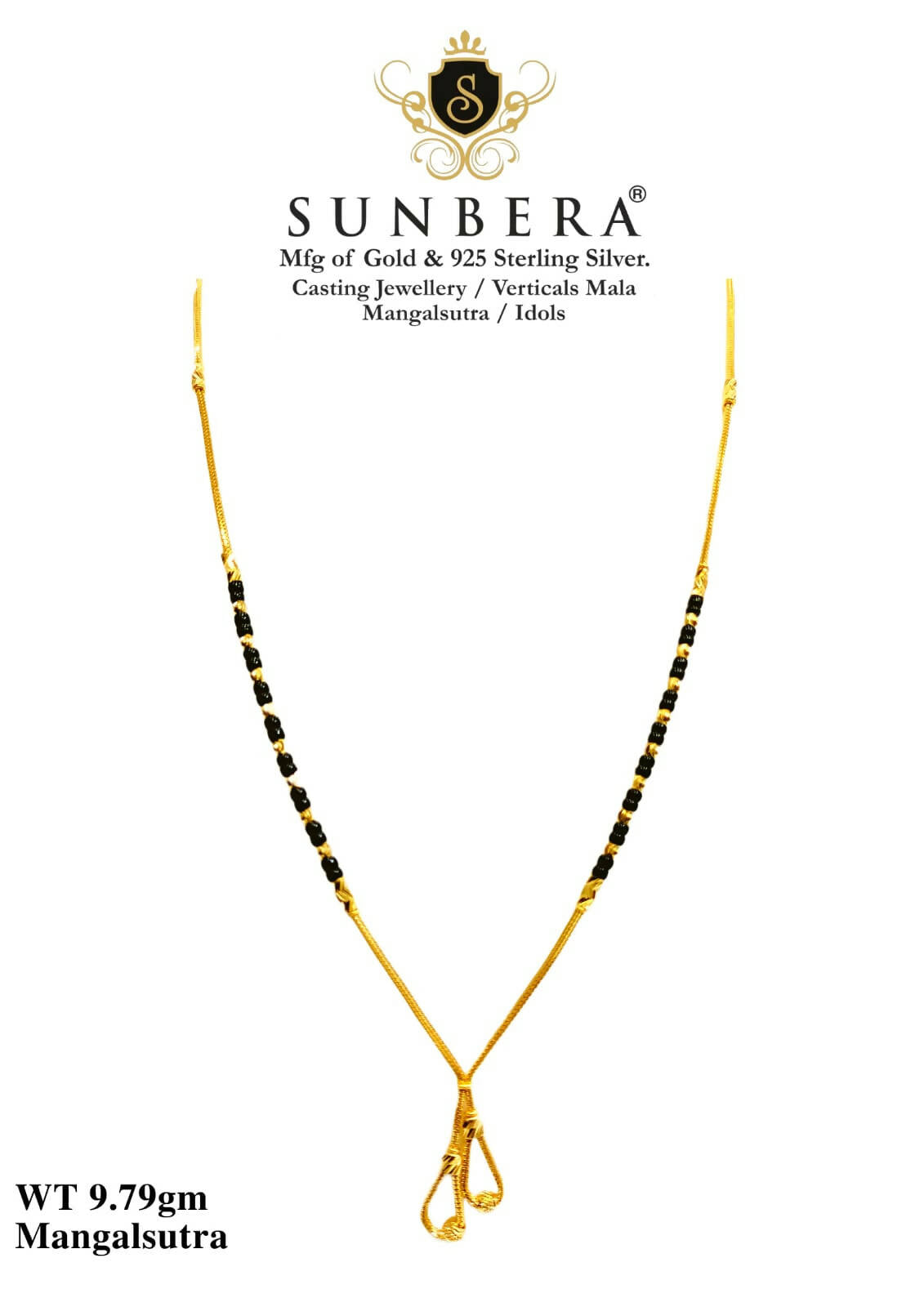 Gold Mangalsutra Designs (2023) | Buy Gold Mangalsutra Online India -  Manubhai Jewellers