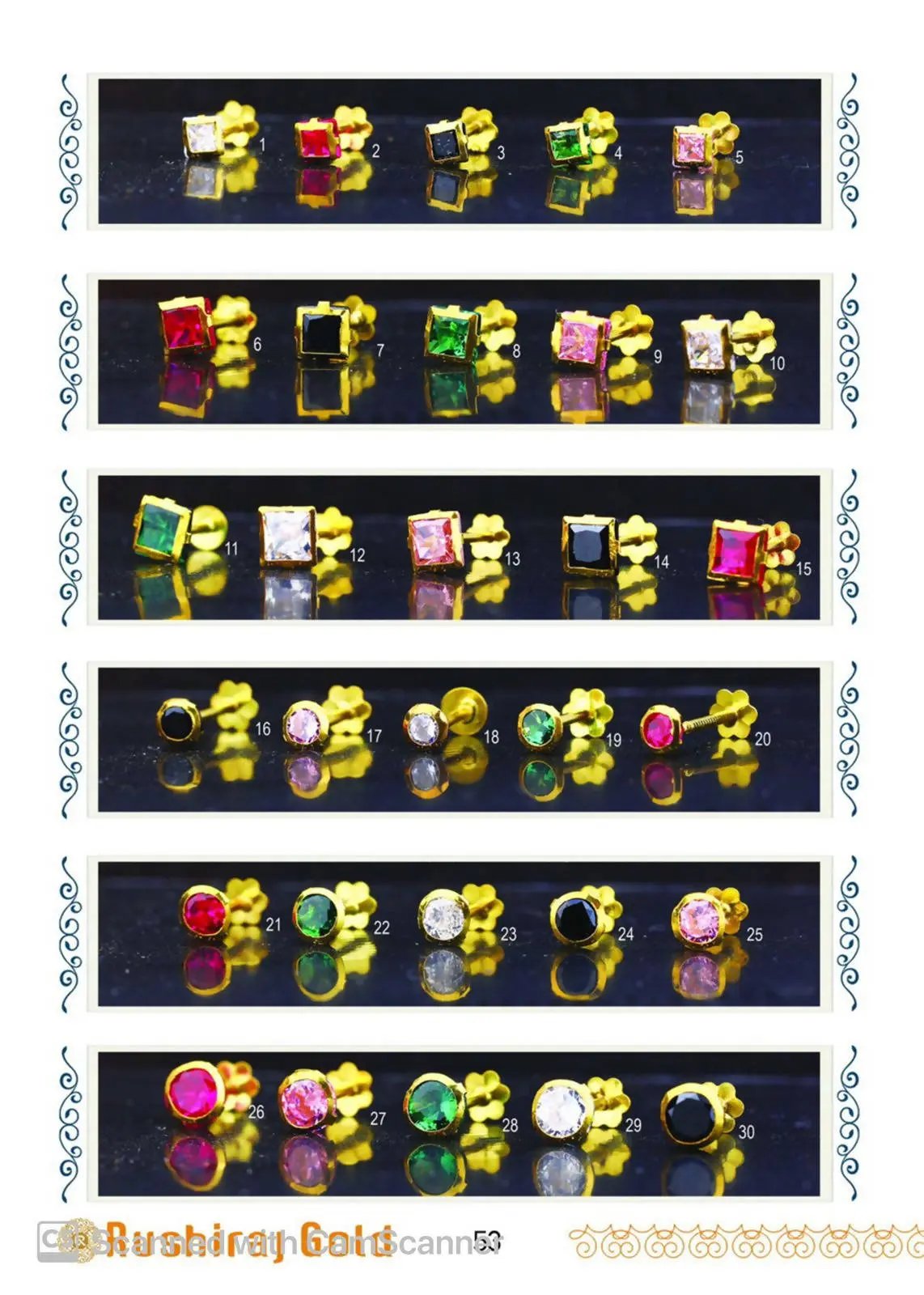 Stone Nosepine Sarafa Bazar India