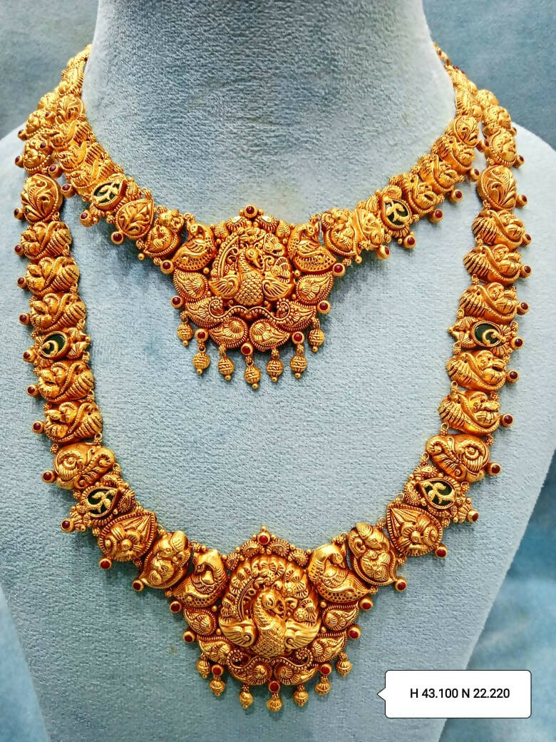 Antique Necklace & Long Set Sarafa Bazar India