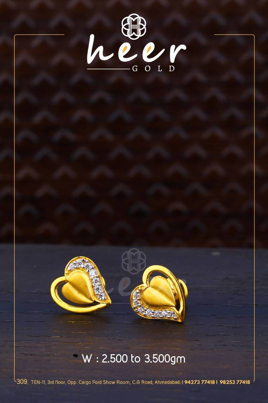 CZ Casting Earrings Sarafa Bazar