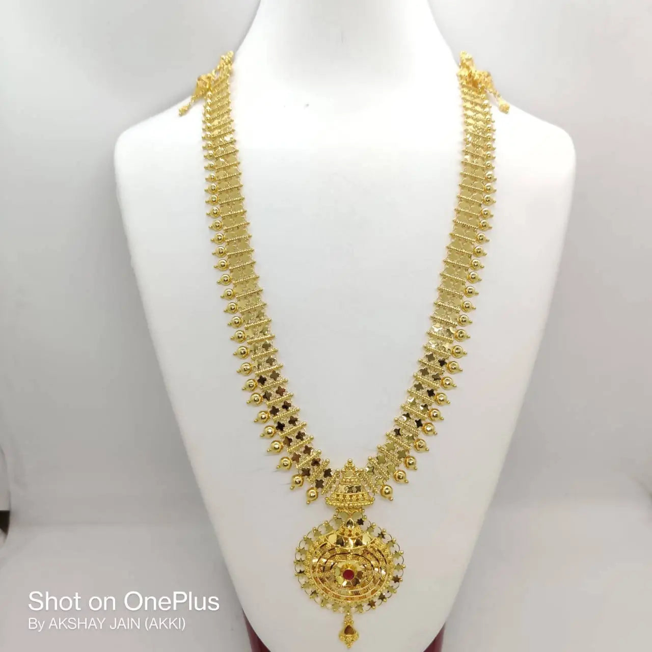 Gold Long Set Sarafa Bazar India