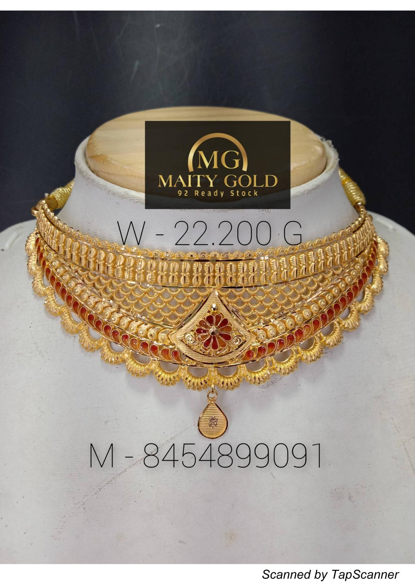 Gold Choker Sarafa Bazar India