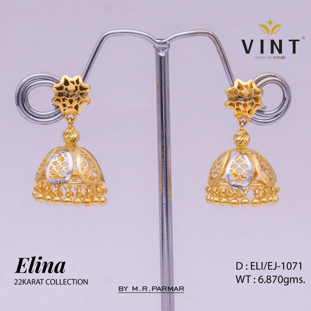 Elina Indo Italian Laser CNC Jhumki Sarafa Bazar India