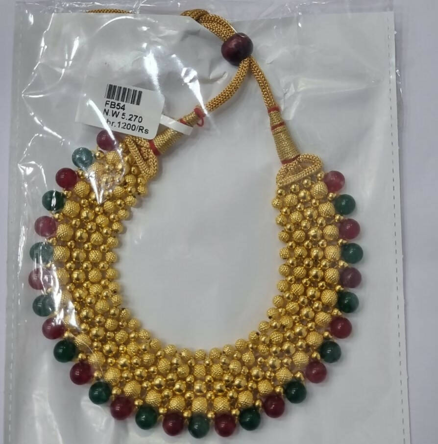 Light Weight Ghalsari Necklace Sarafa Bazar India