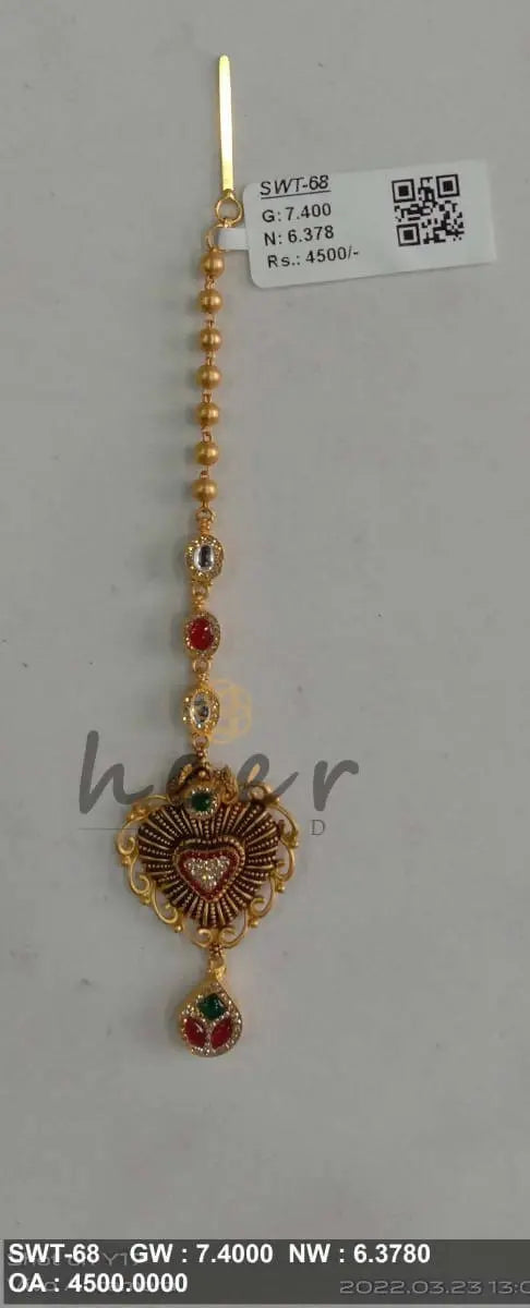 Antique Maang Tikka Sarafa Bazar India