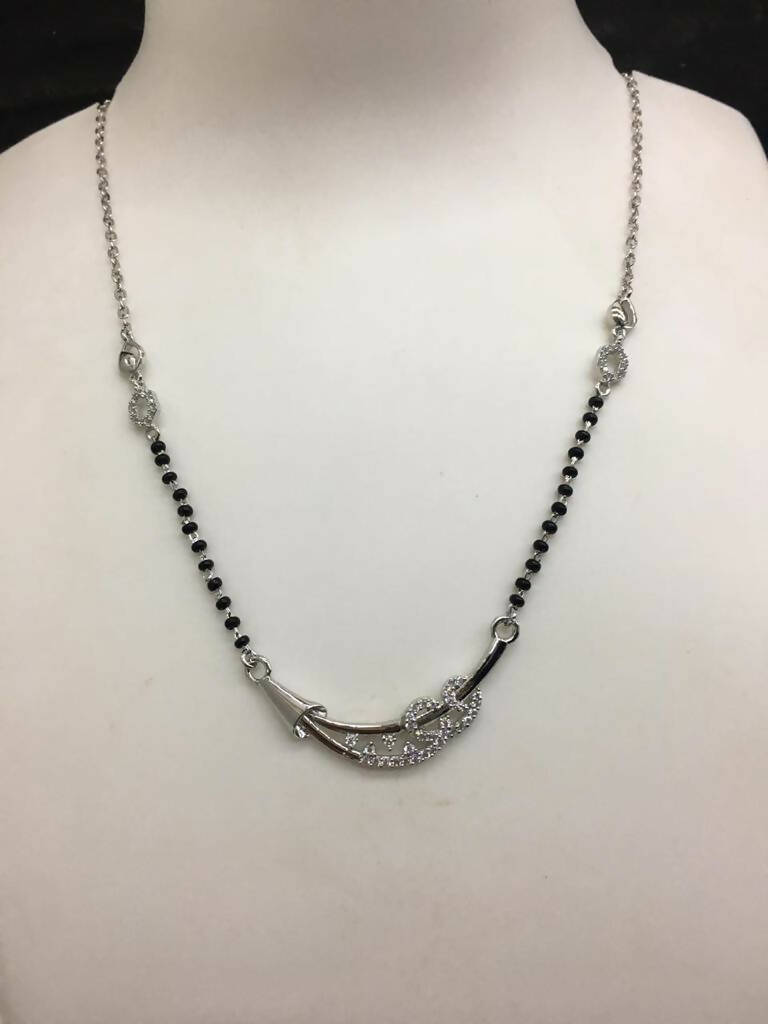 925 Silver Mangalsutra Sarafa Bazar India