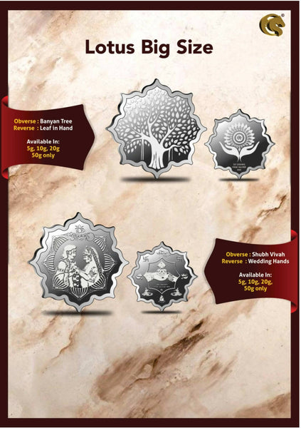 Octagon Shape Silver Coins – HM Sarafa Bazar India Pvt Ltd