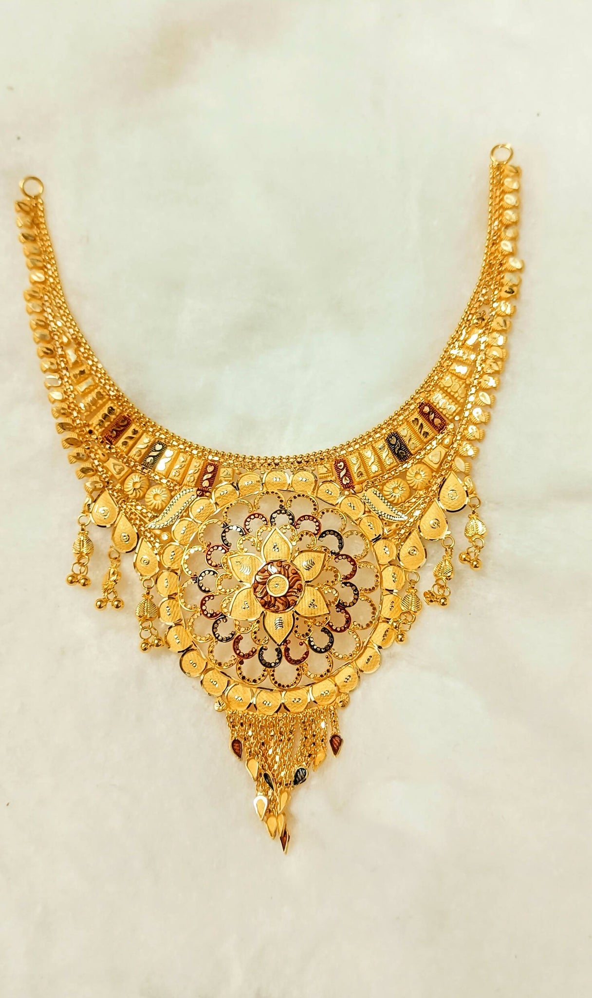 Gold Necklace Sarafa Bazar India