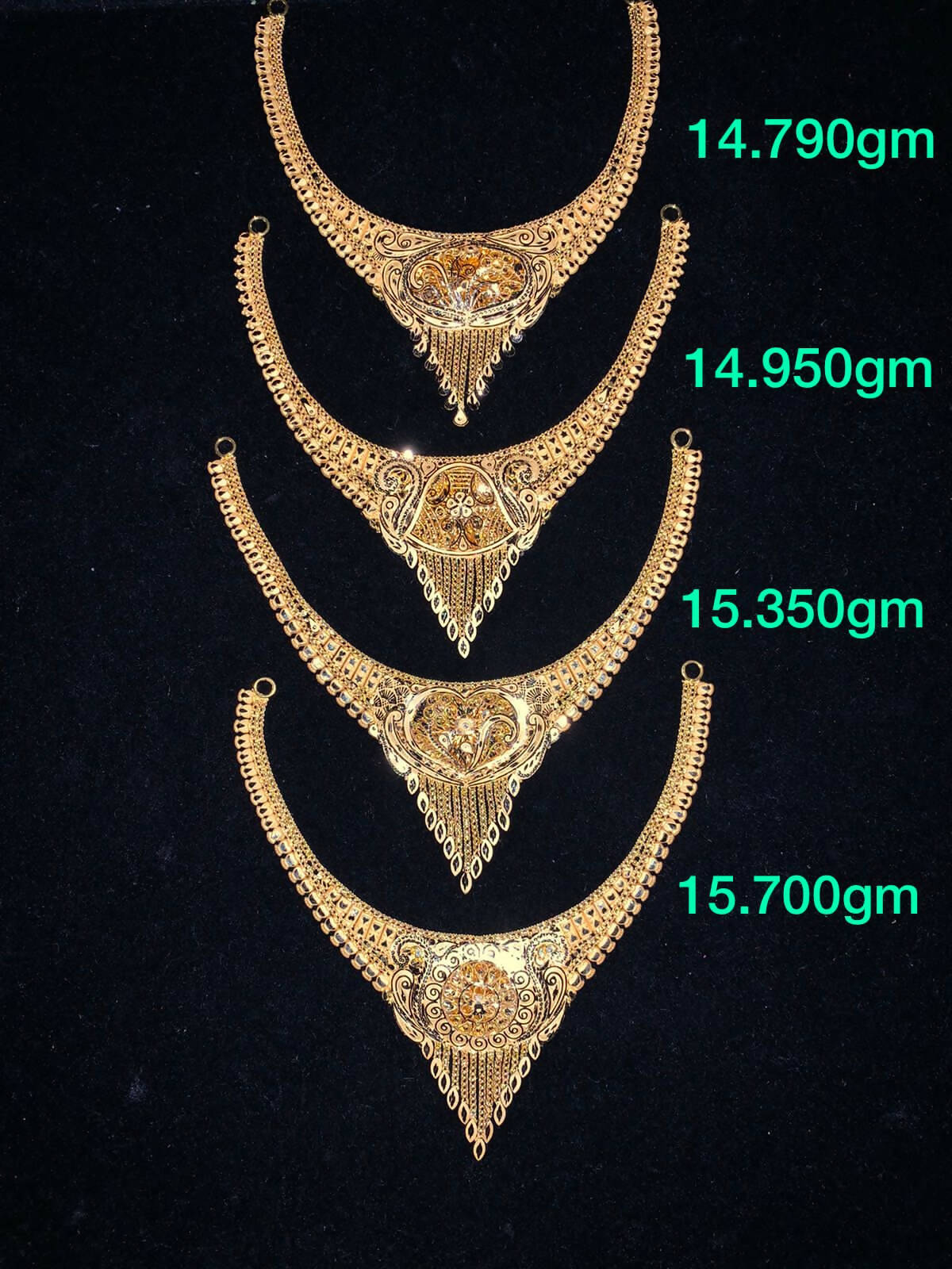 15gm necklace Sarafa Bazar India