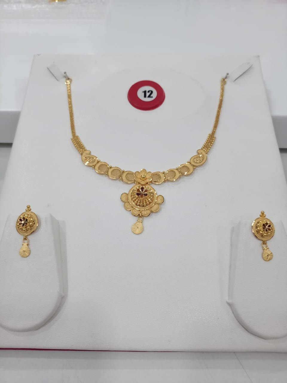 Gold Necklace Sarafa Bazar India