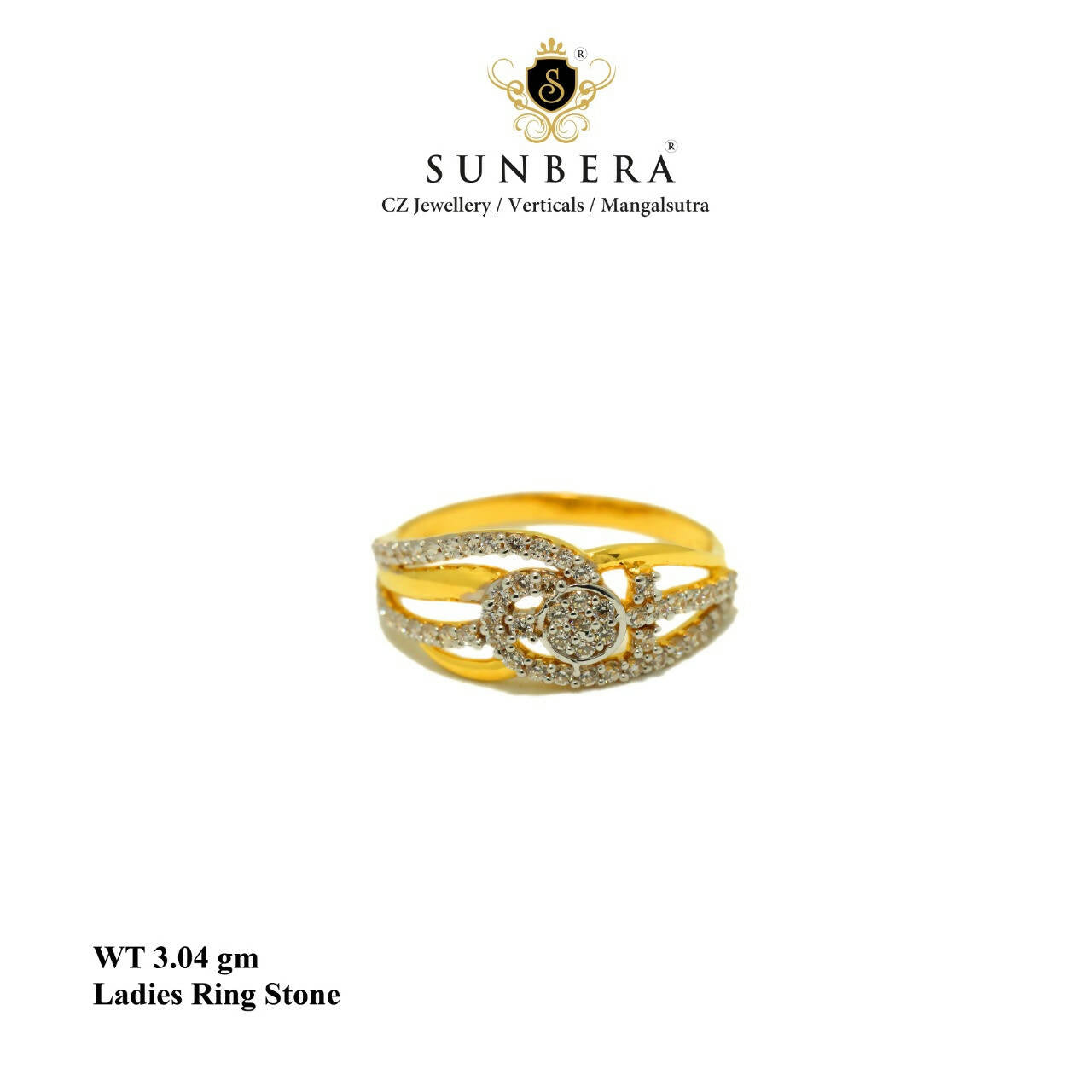 Ladies Stone Ring Sarafa Bazar India