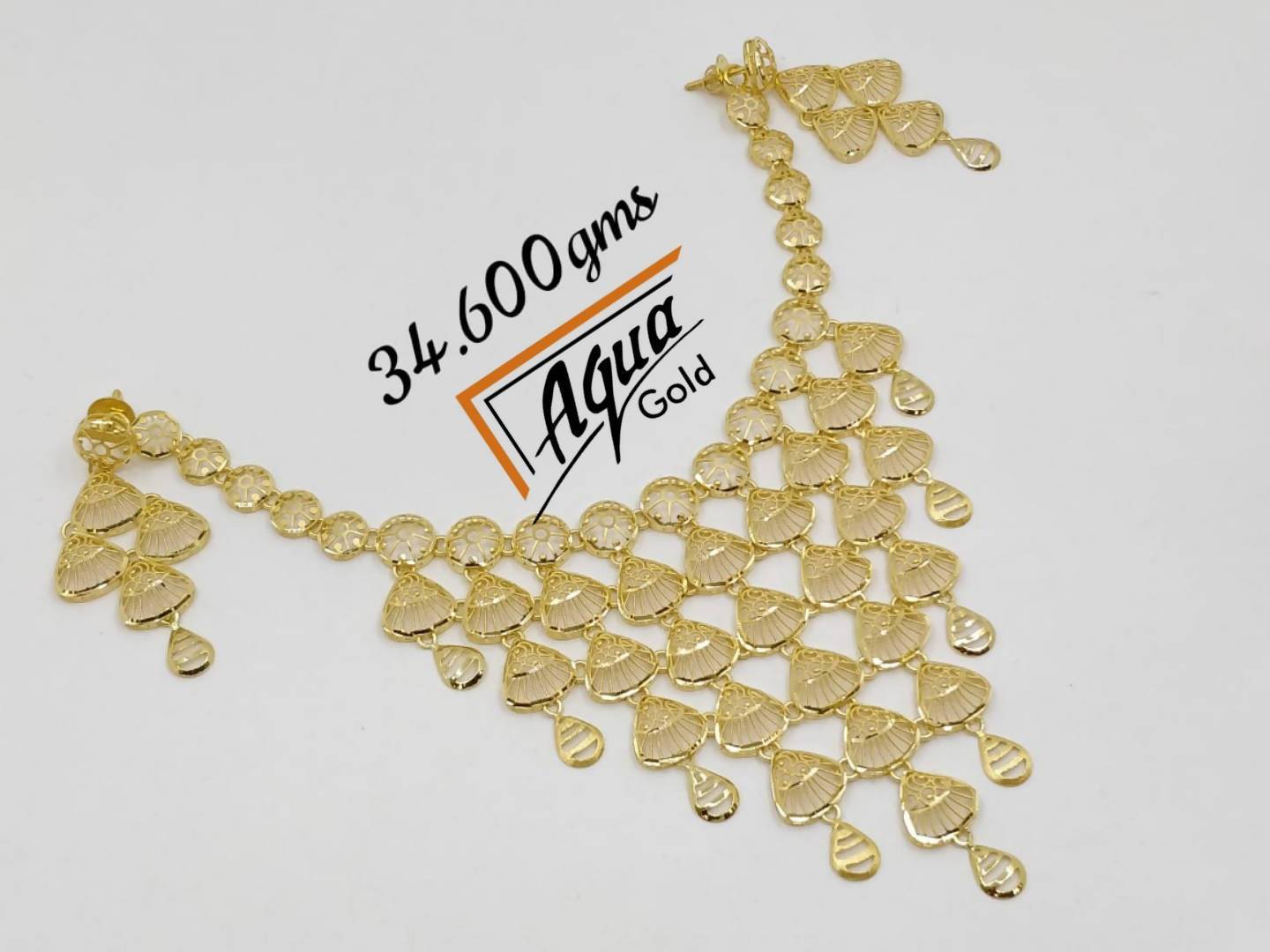 22Kt Turkish long Set. Sarafa Bazar