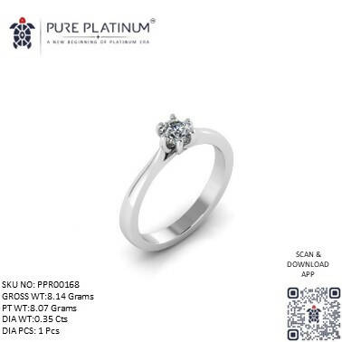Platinum Ladies Ring