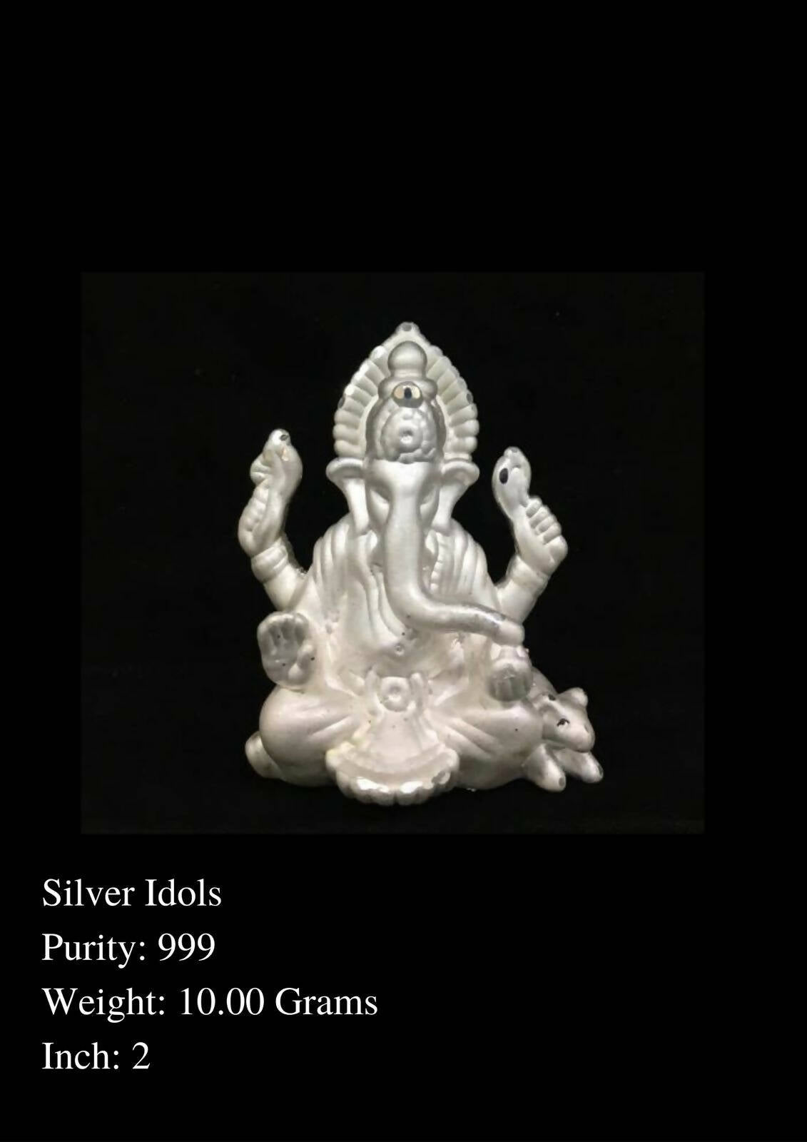 999 Silver Idols Sarafa Bazar India