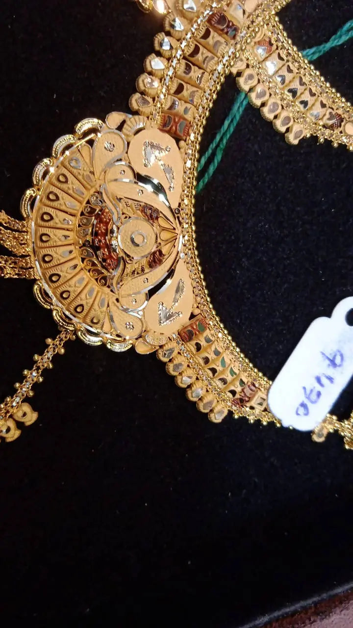 Gold Necklace Sarafa Bazar India