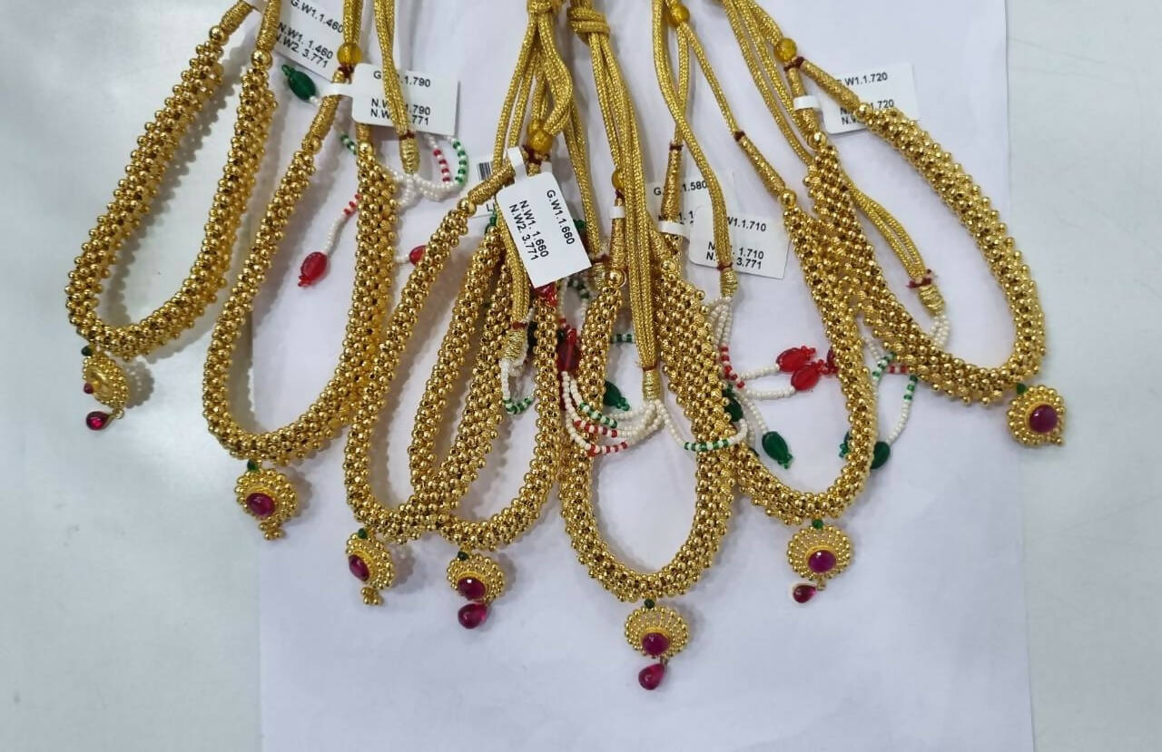 Light Weight Ghalsari Necklace Sarafa Bazar India