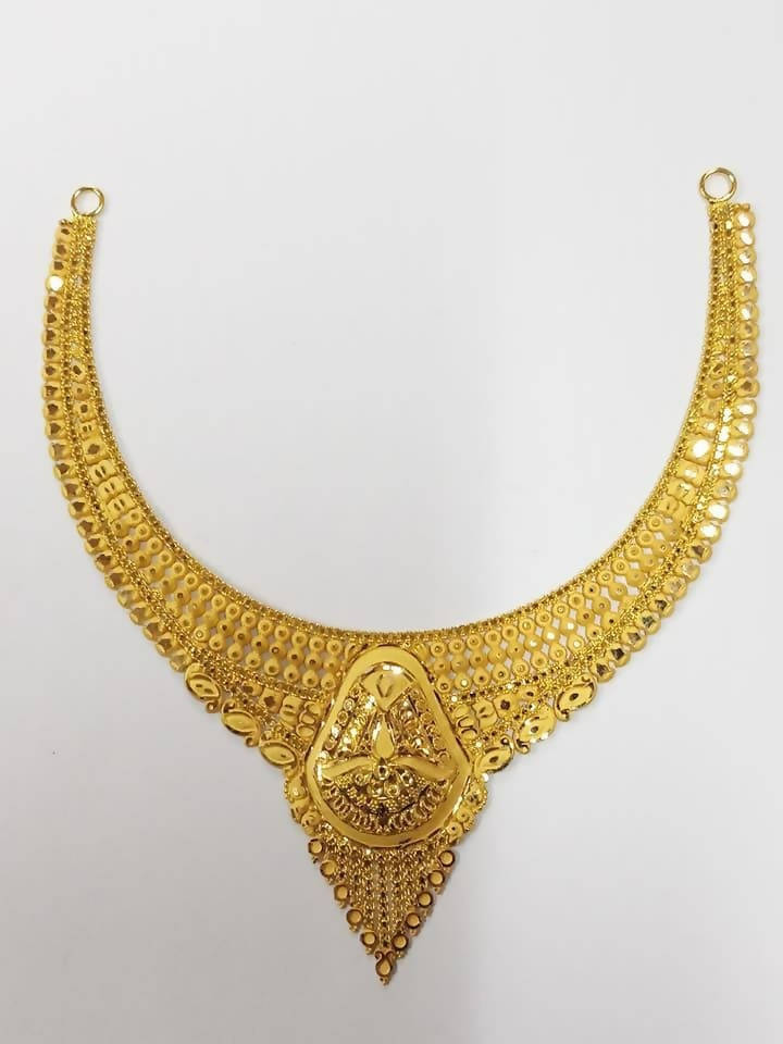 Gold Necklace Sarafa Bazar India