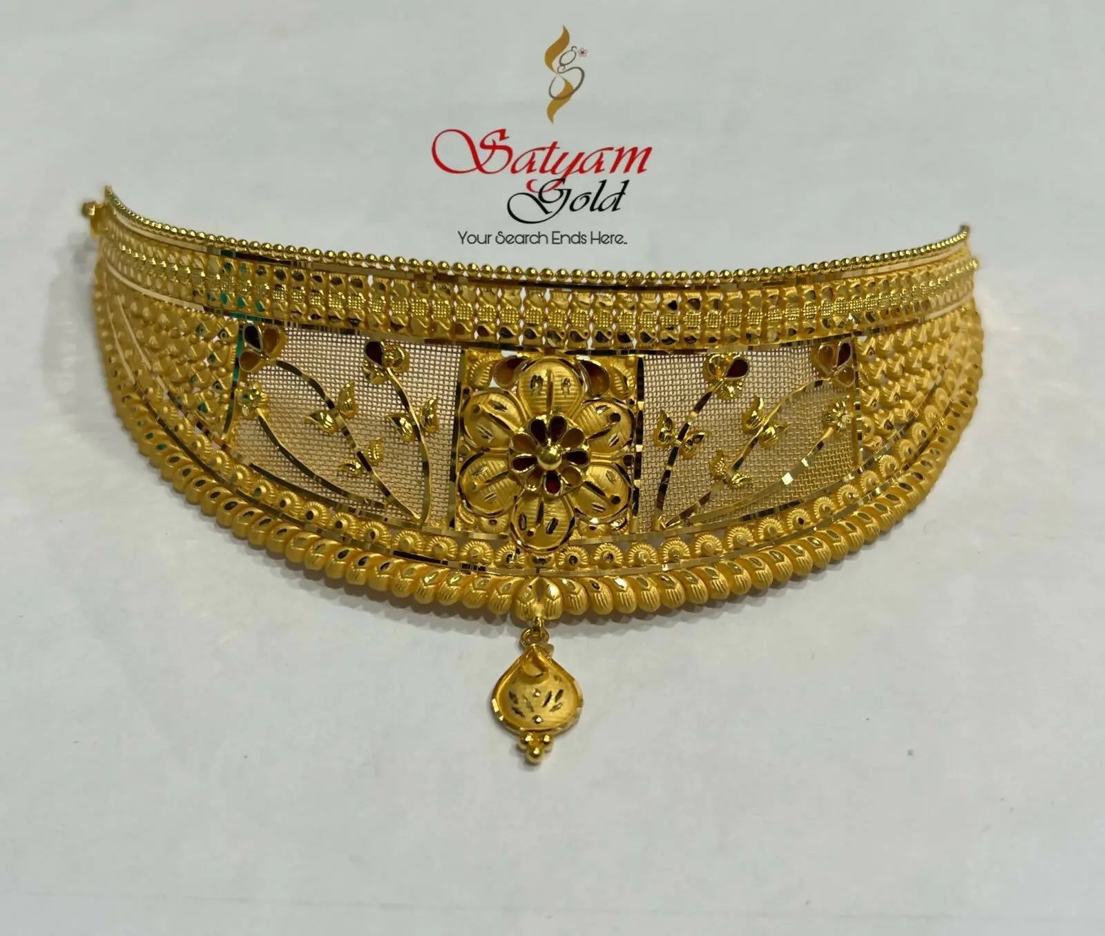 Gold Choker Sarafa Bazar India