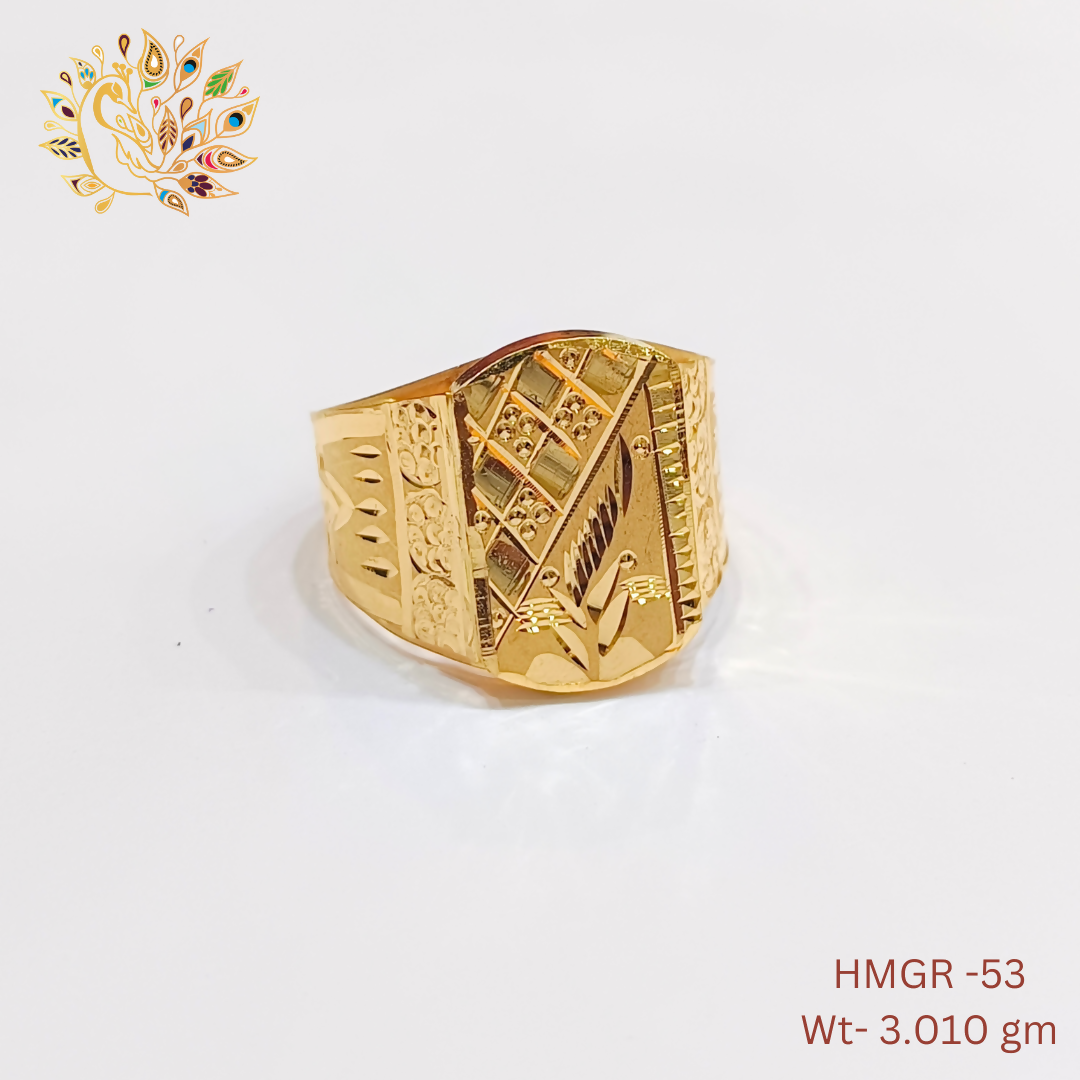HMGR-53 - Handmade Gents Ring Sarafa Bazar India