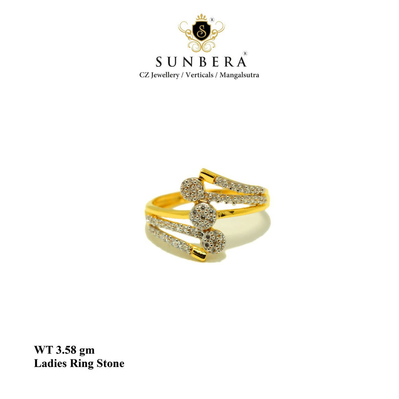 Ladies Stone Ring Sarafa Bazar India